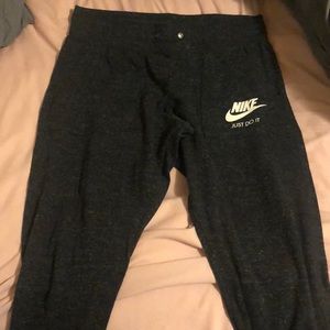 Dark grey nike sweat pants